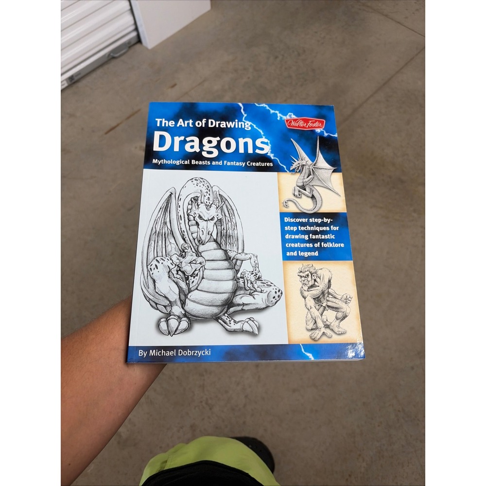 The Art of Drawing Dragons Michael Dobrzycki Walter Foster Fantasy Art Book